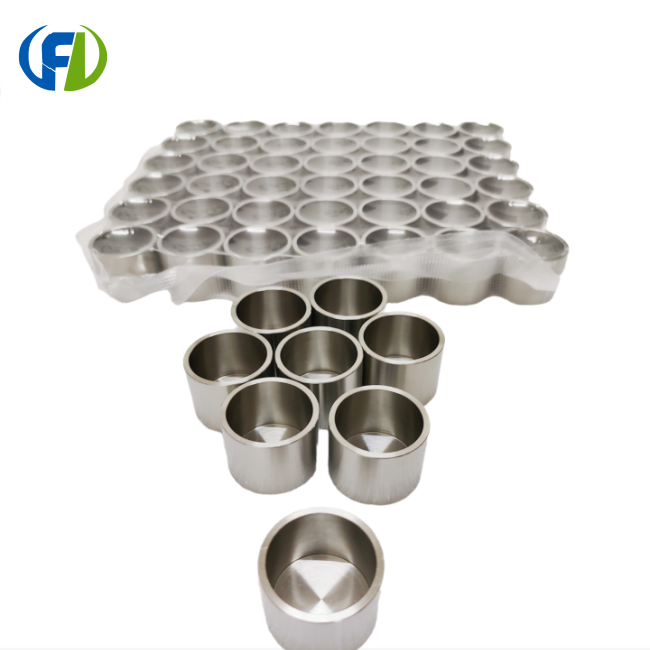 ASTM R60702 Zirconium Crucible 2mm Wall